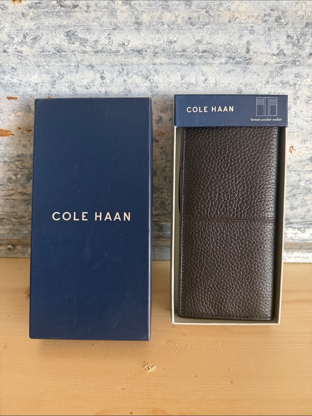 NIB Cole Haan Breast Pocket Wallet